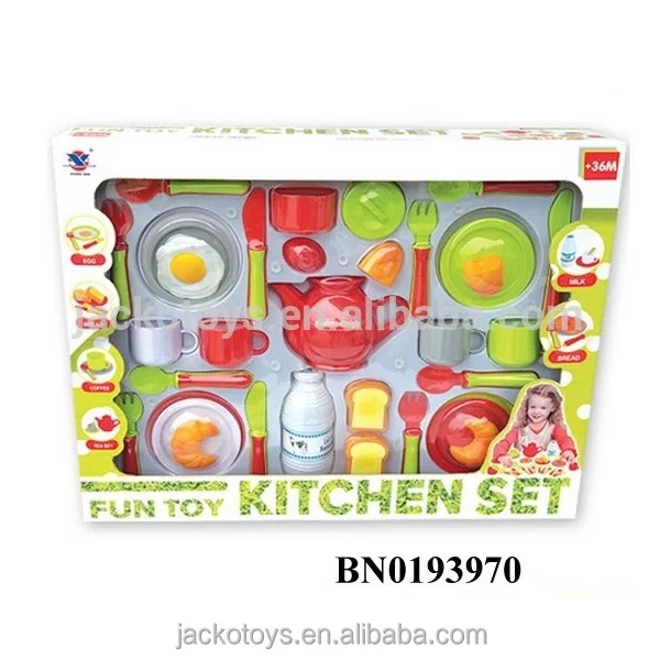 hot sale plastic mini tableware toy <strong>set</strong> kitchen set for kids
