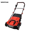 VERTAK electric power artificial grass brush plastic lawn sweeper machine with catcher bag
