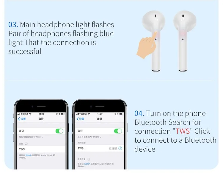 Amazon hot custom i9s mini tws earphone factory for apple iphone - ANKUX.COM