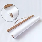 Magnetic Teak Wood Poster Hanger Frame Natural Solid Photo Paintings Scroll Modern Wall Decor