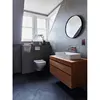 Fast delivery resistant to heat Composite Acrylic Solid Surface marble double wash basin for Spa relax holiday