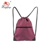 Wholesale custom logo backpack non woven bags lady man gym bag draw sting bag