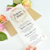 2019 Hot Sale Custom Elegant Fashion Acrylic Wedding Invitation Card Factory Price