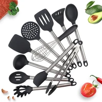Wholesale Food Preparation 430 Stainless Steel Handle Nylon Silicone Kitchen Utensils Set
Wholesale Food Preparation 430 Stainless Steel Handle Nylon Silicone Kitchen Utensils Set