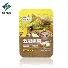 DQ PACK Customized printing packaging three side seal bag Pickles onions cooking pouch with retort cpp material L0059