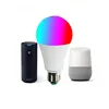 Tuya CE Rohs 7w 9w 14w E27 E26 Google Alexa controlled smart color bulb wifi smart led light bulb color