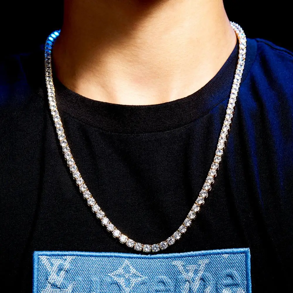 KRKC&CO Hip Hop Tennis Chain Necklace Choker 18k 14k Gold Plated Chains Jewelry Tennis Chains, 14k/18k gold
KRKC&CO Hip Hop Tennis Chain Necklace Choker 18k 14k Gold Plated Chains Jewelry Tennis Chains, 14k/18k gold