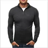 Tuck Stitch Cashmere 1/4-Zip men woolen sweater design