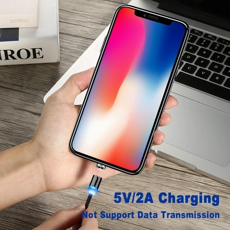 High quality Nylon cable for iphone cable magnetic 2.1A fast charge cable magnetic charge cable for Android /iOS/ Type-C - ANKUX.COM