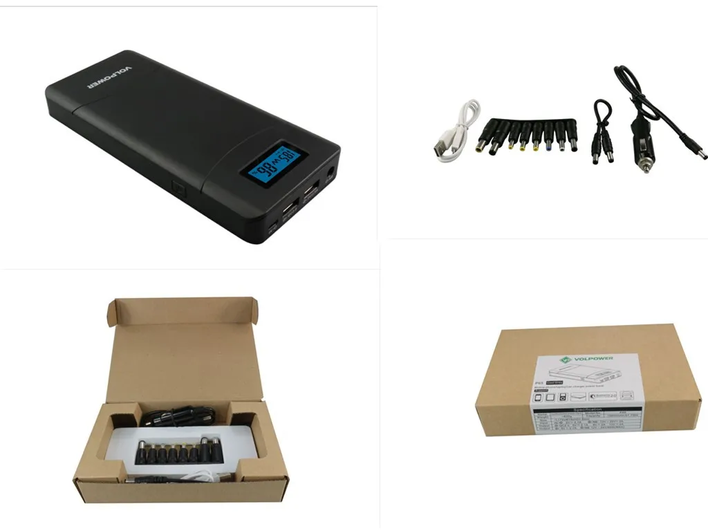2019 all in one 10000mah camera power bank 18V DC output 18W fast input charge mobile phone accessories product - ANKUX.COM