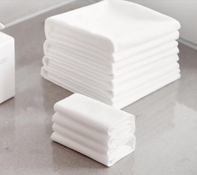 Custom Cm White Disposable Beauty Salon Towels Biodegradable For