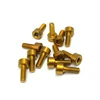 Anodized Color Titanium Gold Bolts Alloy Screws For Bicycle Bike