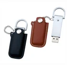 2019 New arrival leather wholesale usb flash drive 4gb 8gb pendrive 16gb custom logo