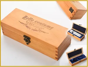 packaging & printing box wooden red wine gift box 2,810 pro