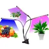 Best 360 Degree Rotate USB Connect Auto On/Off Version Tube Lamp DIY Gooseneck Led Grow Light with 3 Head Clip for Indoor Plants