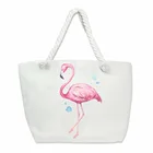 100% Nature Promotion Hand Fashion Cotton canvas beach bag