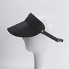 Casual Faux Leather Visor Cap Hat