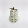 Promotional Gifts Hot Sale Ceramic Statue Decoration Halloween Pumpkin With LED