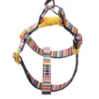 Colorful Custom Polyester Sublimation Printed Cat Harness and Leash for Pets
