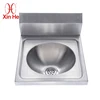 Factory Direct sell 304 stainless steel small commercial hotel mini bathroom sink
