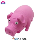 Promotion Picture or customized Cartoon Latex Rubber Pig Dog From Manufacturer rubber squeaky pig toy pet toys wholesale