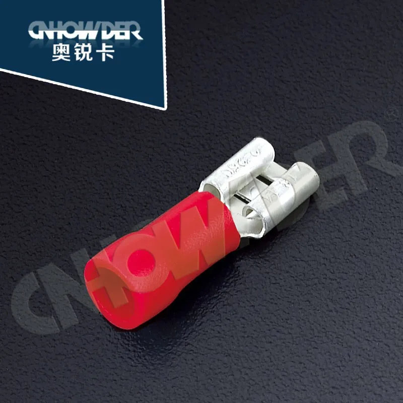 China manufacture aa battery terminals of insulated female disconnects