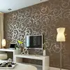 Hot Sale! China Factory Wholesale Flocking WallPaper For Home Decoration
