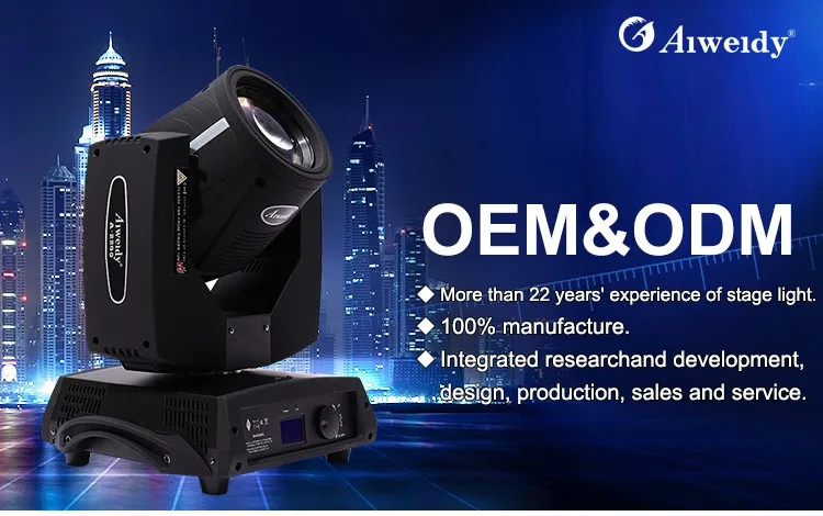 Manufacturer dmx512 spot led gobo stage lighting 350watt sharpy beam moving head light
