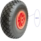 Construction Works Rubber Tire Wheel High Quality Rubber Foam Wheelbarrow Tire Wholesale Pu Wheel