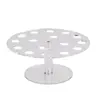 16-Hole Acrylic Clear Circle Cupcake Ice Cream Cone Display Holder Stand