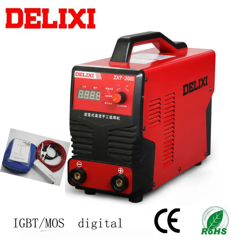 ZX7-200A dc MMA digital portable arc welding machine.