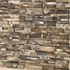 Black and yellow Natural exterior wall cladding decorative Walls New Black Veneer Culture Stone wall panels on promotion