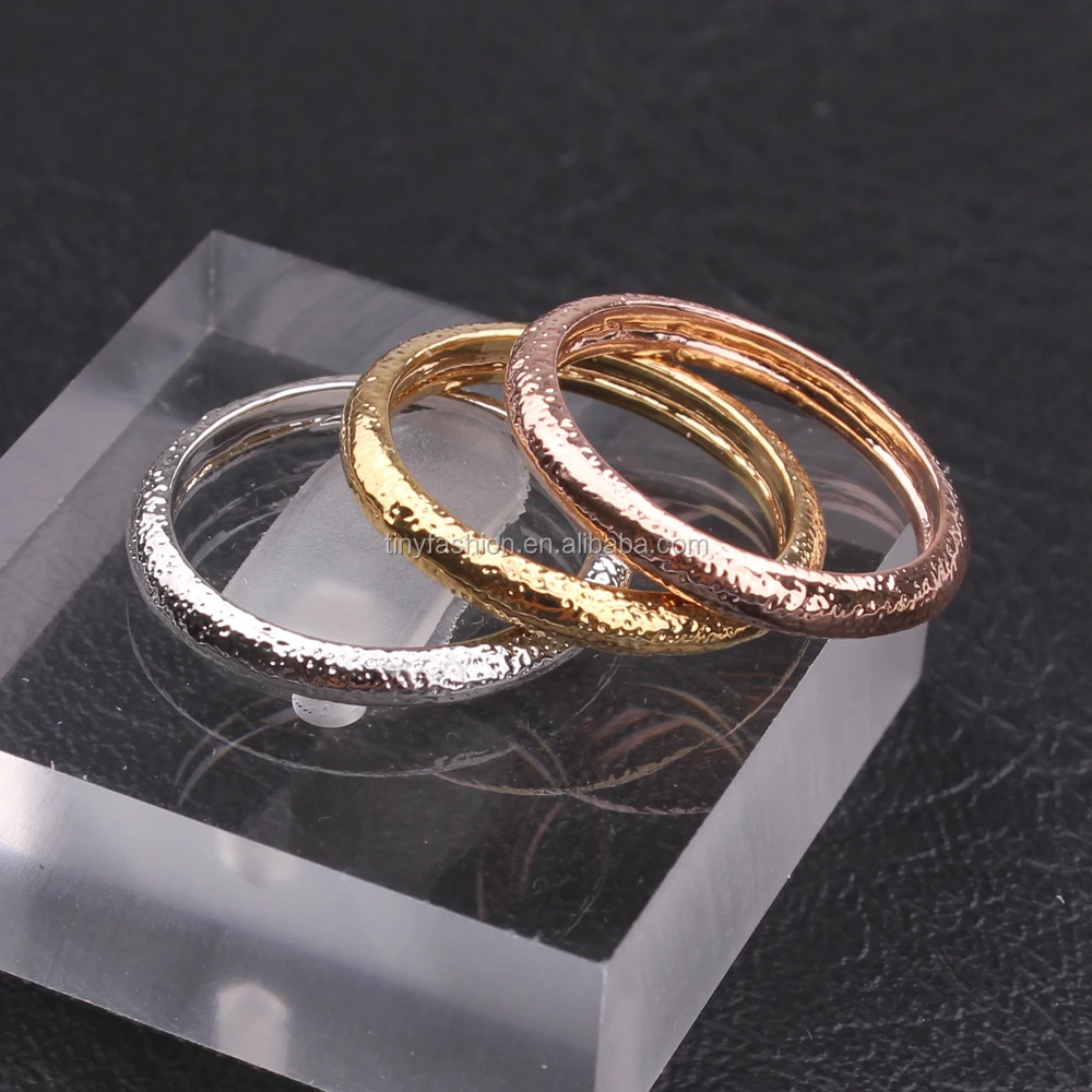 3 color stacking rings