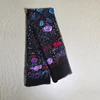 LSM018 Latest black crochet lace trim 3D guipure flower embroidery lace for clothes