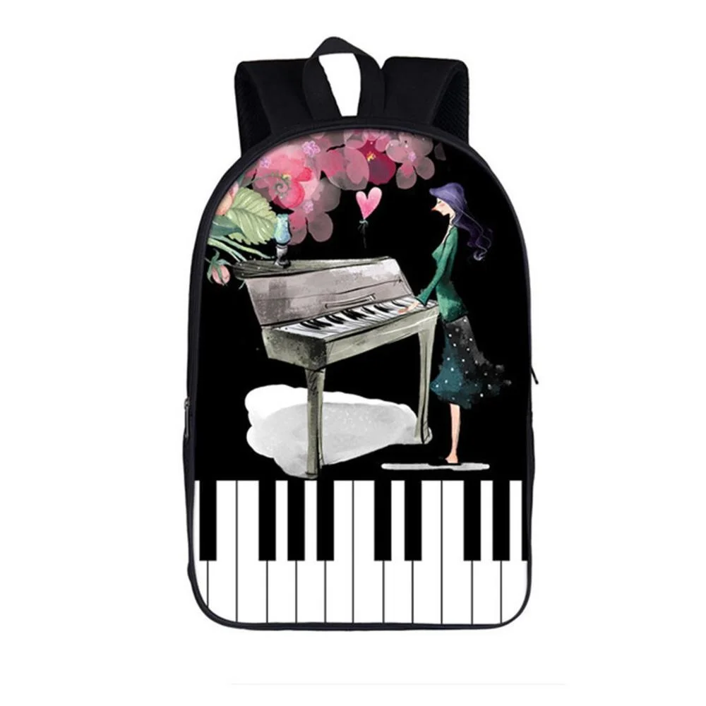 Coolost Wholesale Backpack Cool Piano Guitar Print Rucksack 16 Inches School bag for Teenager Knapsack Unisex, Black with graphic prints
Coolost Wholesale Backpack Cool Piano Guitar Print Rucksack 16 Inches School bag for Teenager Knapsack Unisex, Black with graphic prints