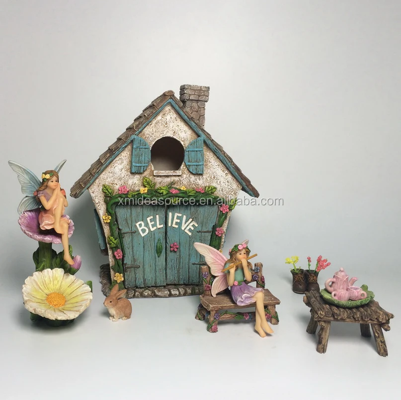 Factory Price Resin Miniature Fairy Garden Kits
