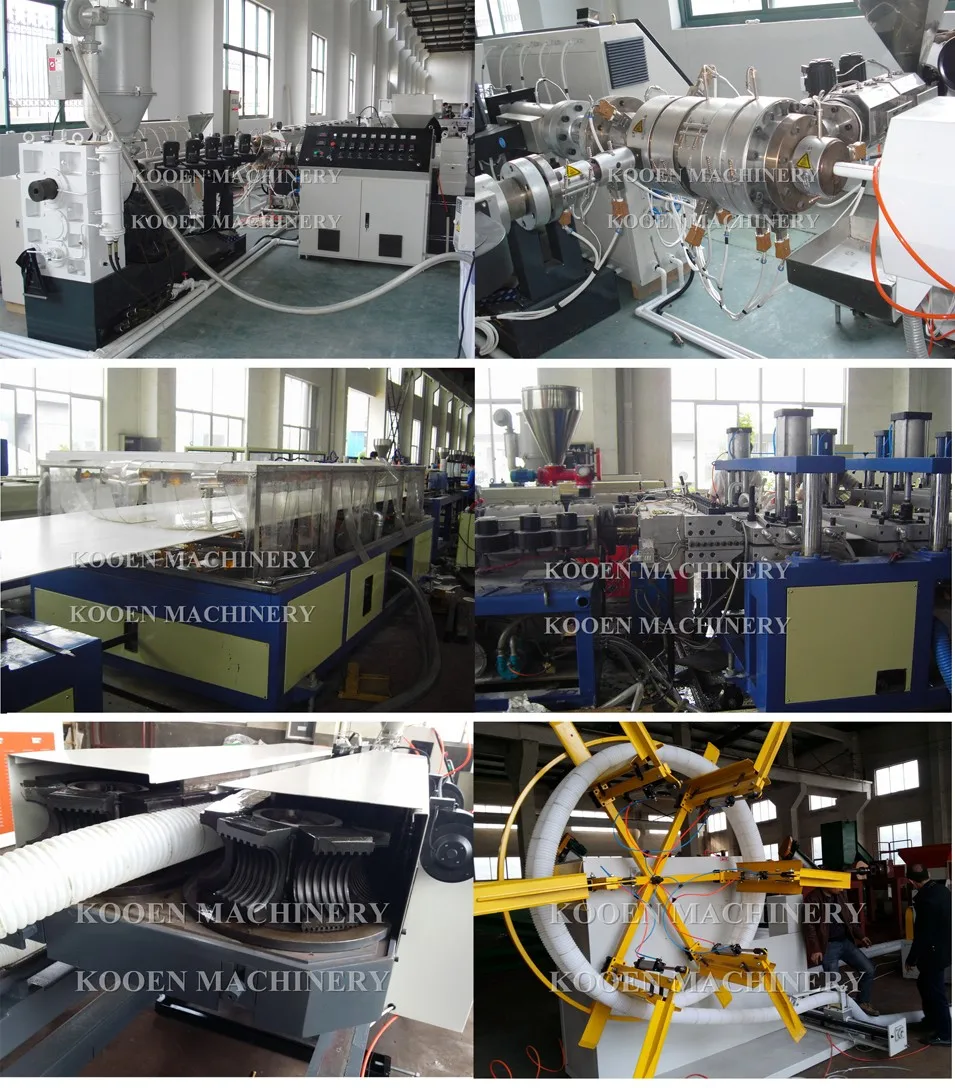 Pc Pp Pe And Pvc Plastic Hollow Cross Section Plate Extrusion Line