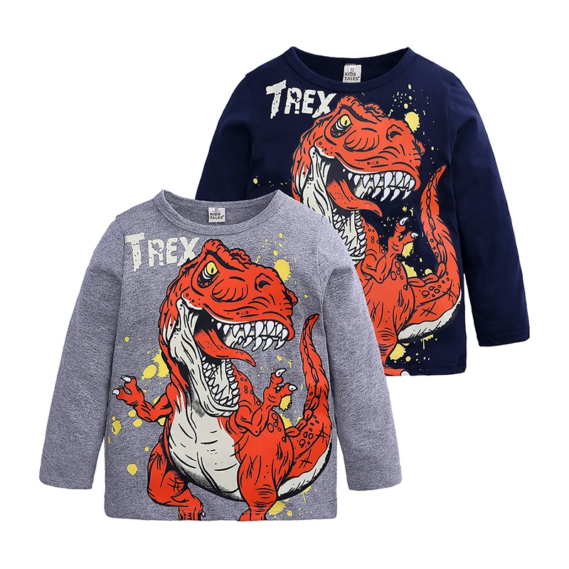 boy spring winter o- neck hot sale dinosaur pattern long sleeve cotton t shirt, As picture
boy spring winter o- neck hot sale dinosaur pattern long sleeve cotton t shirt, As picture