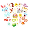 New Easter Decorations Happy Easter Rabbits Party Decoration Photo Booth Props Funny Gifts for kids