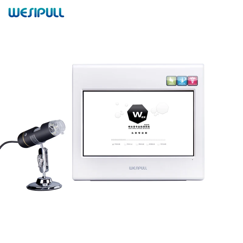 Skin and hair analysis machine hair and scalp analysis equipment software HD camera
Skin and hair analysis machine hair and scalp analysis equipment software HD camera