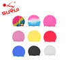 Adult Swimming Hat Durable Elastic Custom Silicone Swim Caps