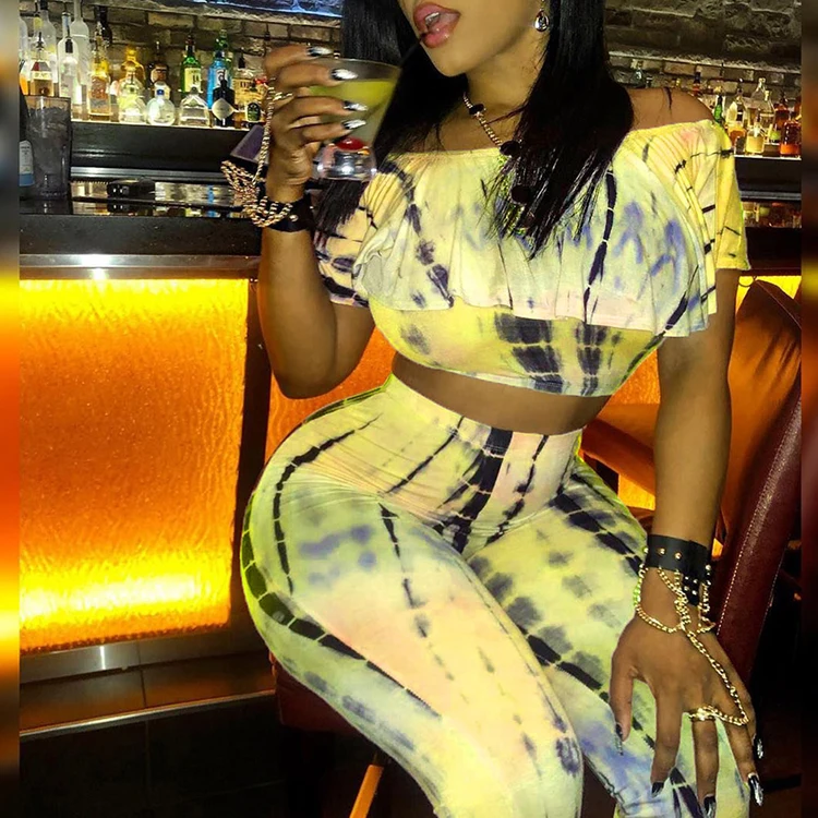New Design Oem Colorful Sexy High Waist Leggings Print Jumpsuit Two Piece For Women
New Design Oem Colorful Sexy High Waist Leggings Print Jumpsuit Two Piece For Women