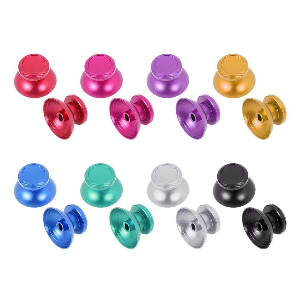 

Aluminum 3D Analog Joystick ThumbStick grips Cap Replacement for Playstation 4 for PS4 Game Controller, As the picture show