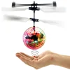 Rc flying toy flat ball/RC UFO Flying Ball Toy Magic Led Hanging Crystal Ball