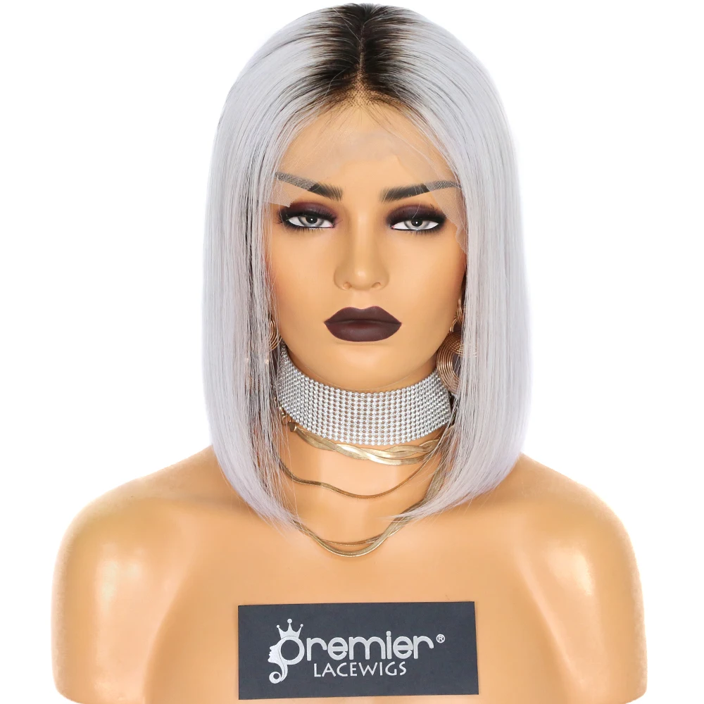 Ready to Ship Wigs Virgin Brazilian Remy Human Hair silver grey color with dark roots Bob Cut Grey Human Hair Lace Front Wig
Ready to Ship Wigs Virgin Brazilian Remy Human Hair silver grey color with dark roots Bob Cut Grey Human Hair Lace Front Wig