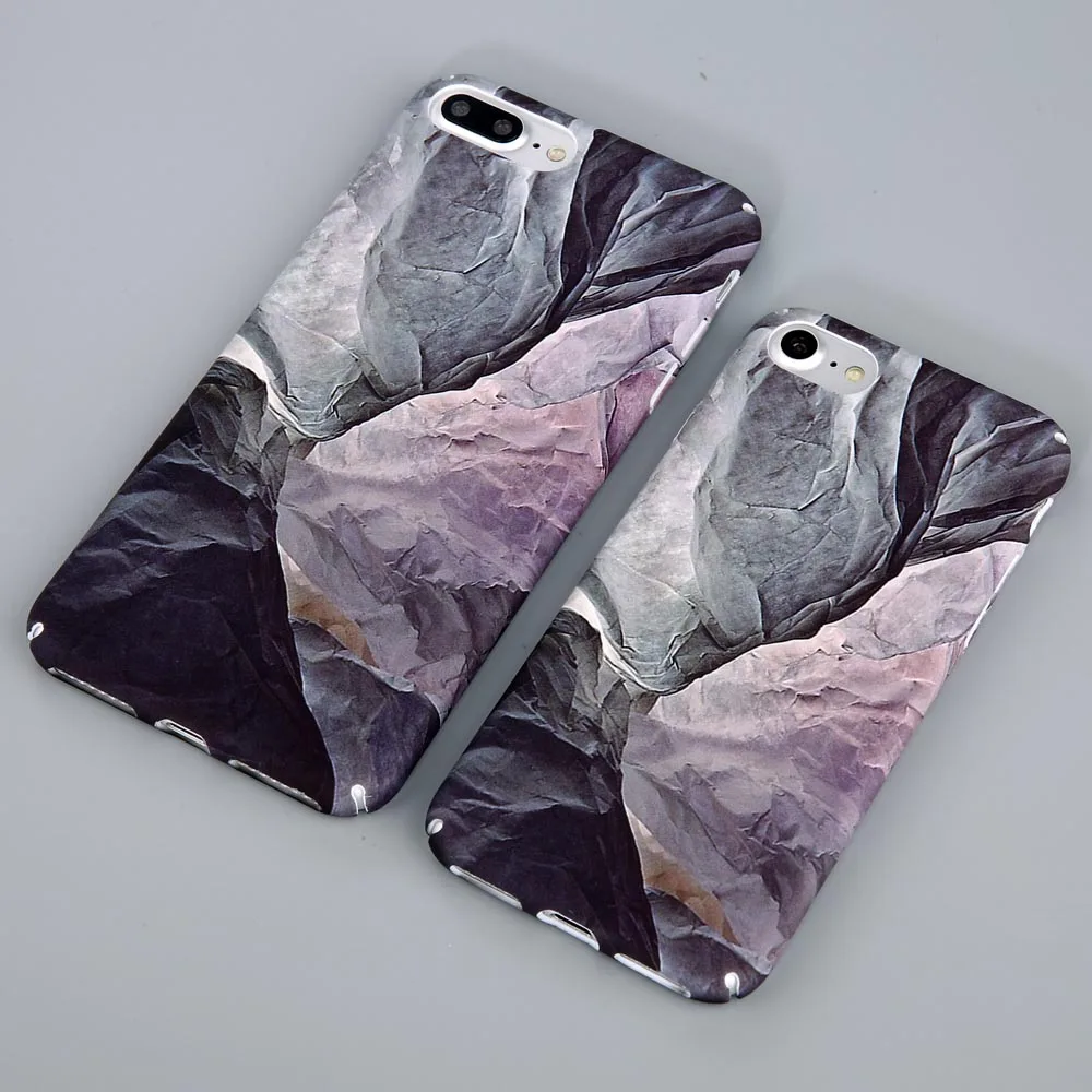 

Fashion Marble Stone Pattern hard PC Phone Case For iPhone X XS XR XS MAX 8 7 plus 6 6s, Multi