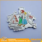 Customized free artwork free sample make your design map geocoin collect map souvenir coin