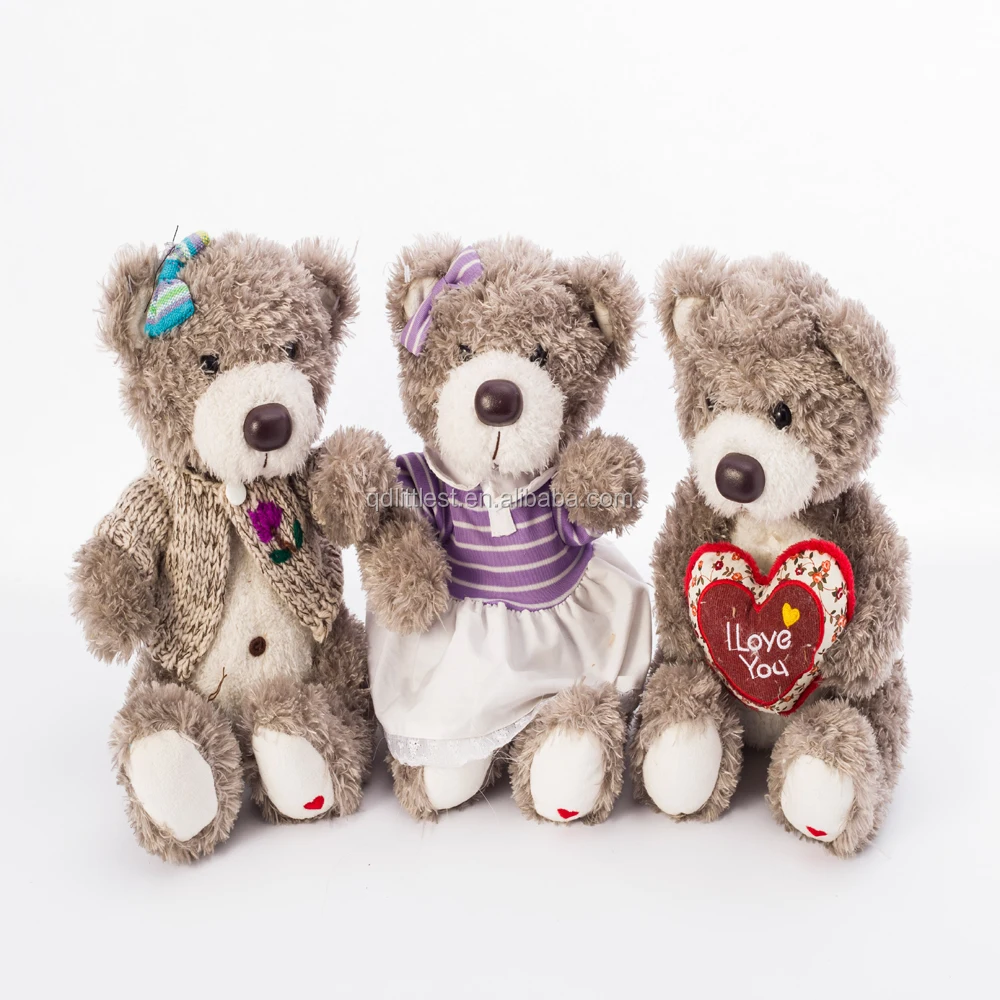 customized valentines day gift plush stuffed teddy toys plush