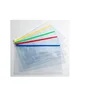 Wholesale good quality custom pvc a4 plastic envelope snap button document bag clear file bag with zipper