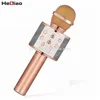 WS858 USB handheld Karaoke microphone for Home KTV High sensitivity Portable Bluetooth Mini Wireless Microphone